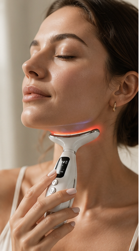 7-in-1 LED Facial & Neck Beauty Massager