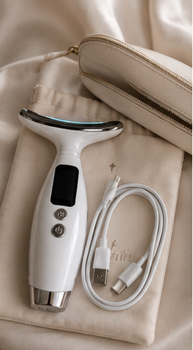 7-in-1 LED Facial & Neck Beauty Massager